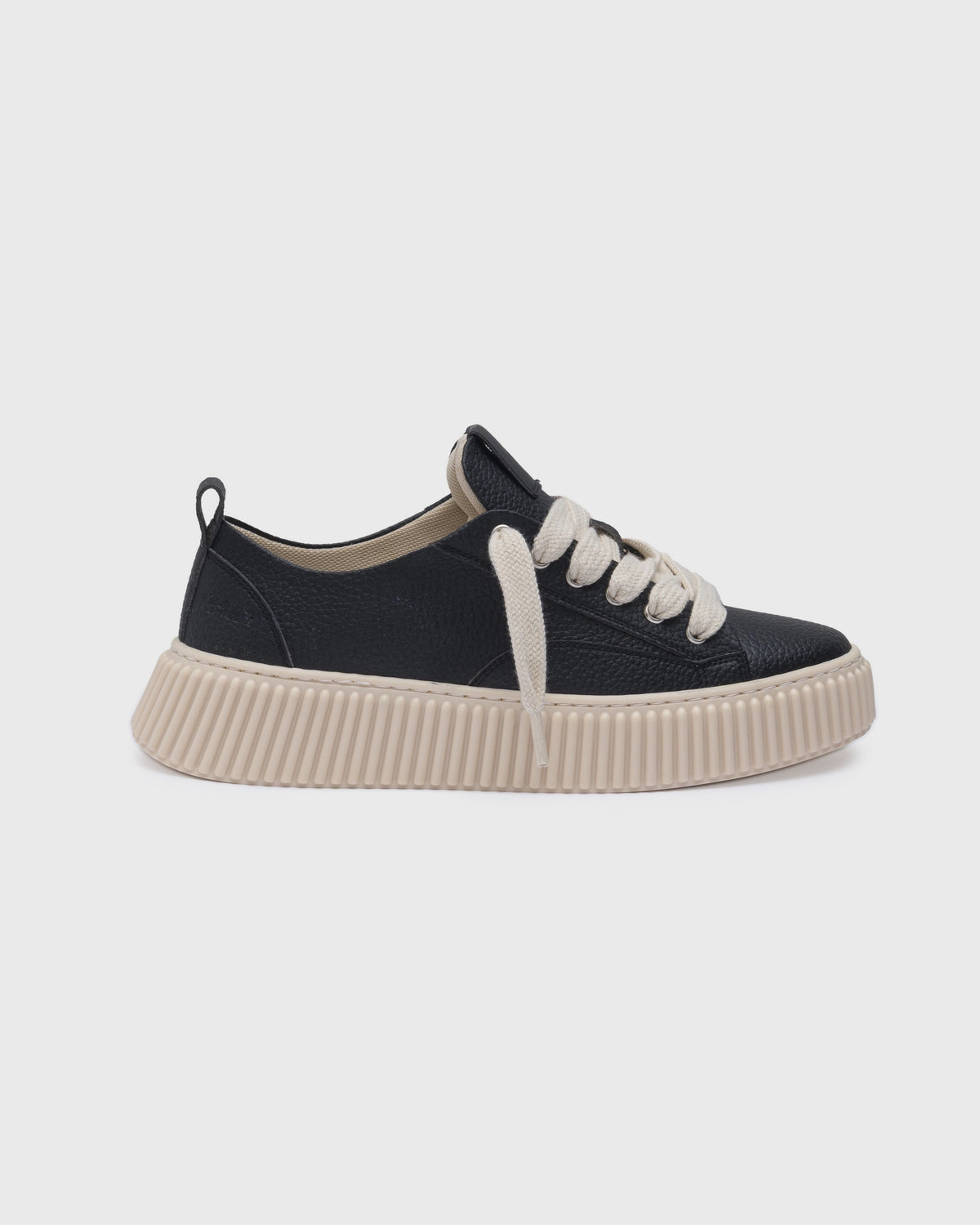 Sneakers 2019 Black/Beige Grain Leather