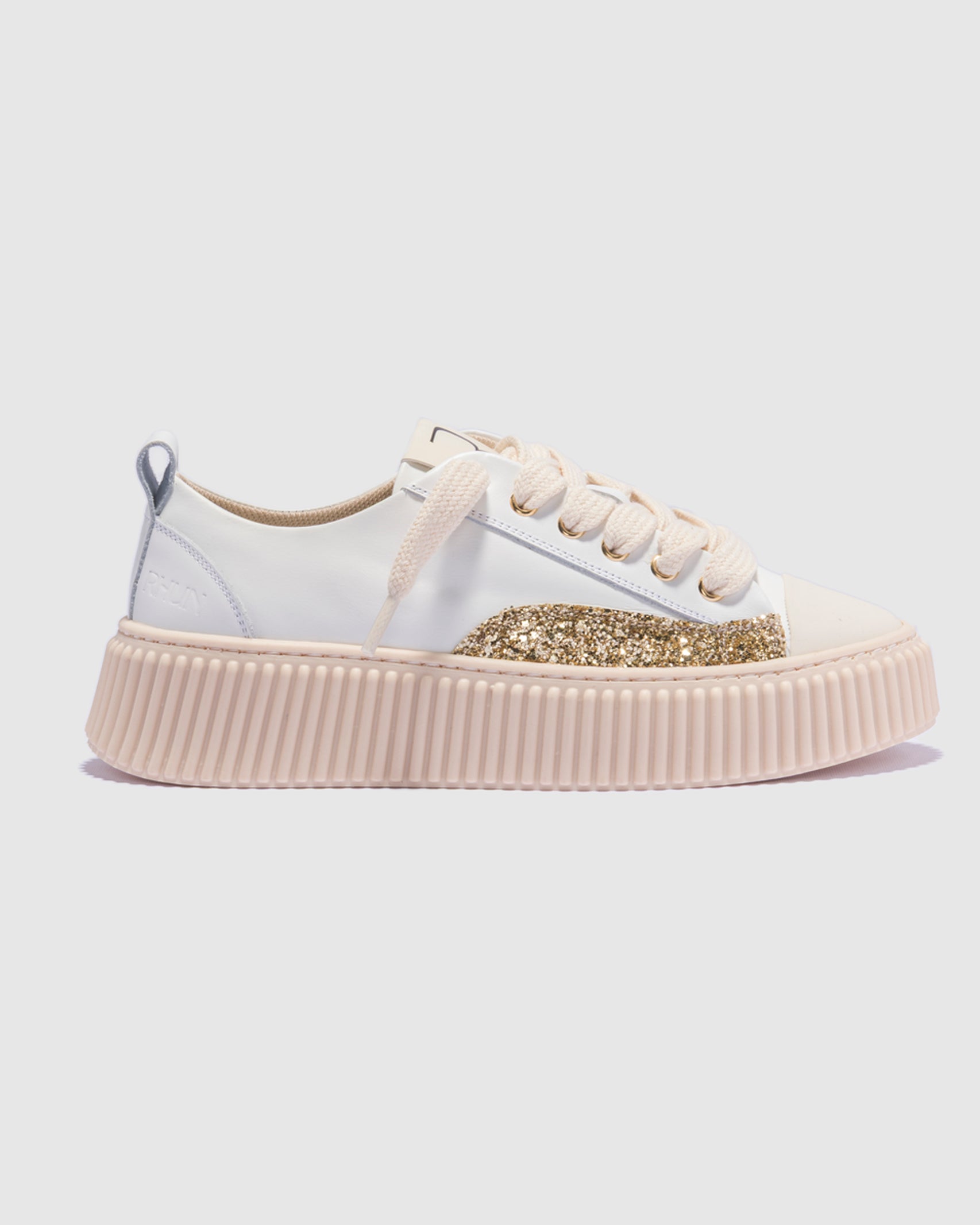 Sneakers 2020 Treble White Leather Glam