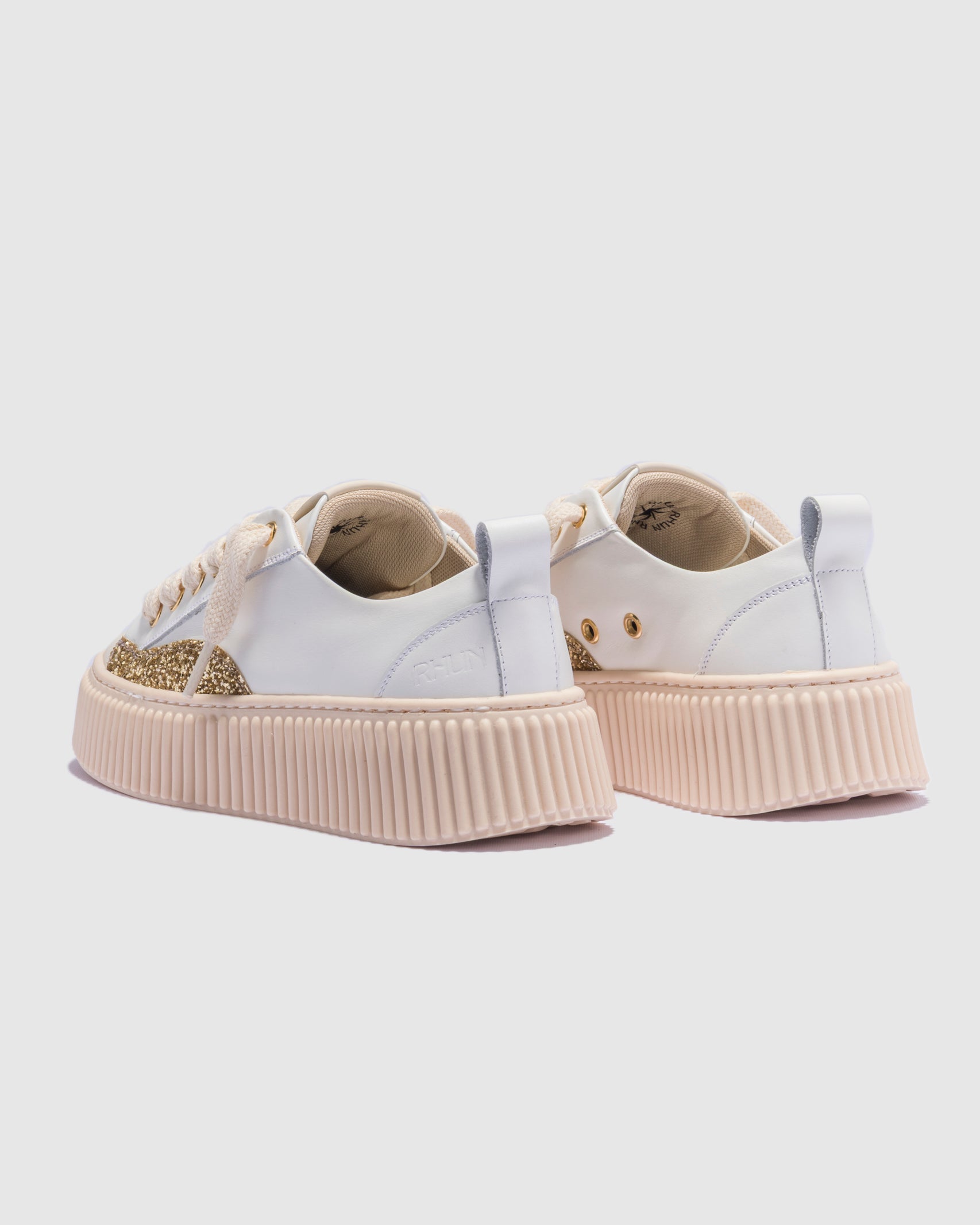 Sneakers 2020 Treble White Leather Glam