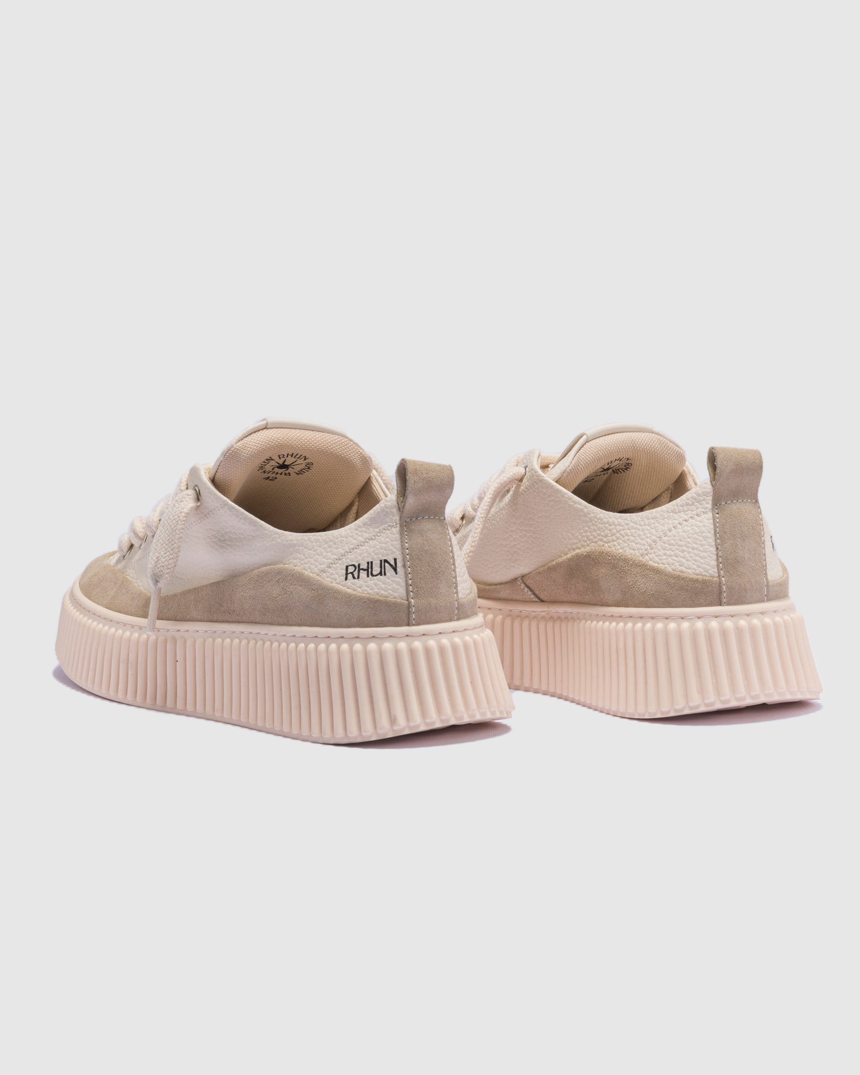 Sneakers 3250 White Grain Leather Mix