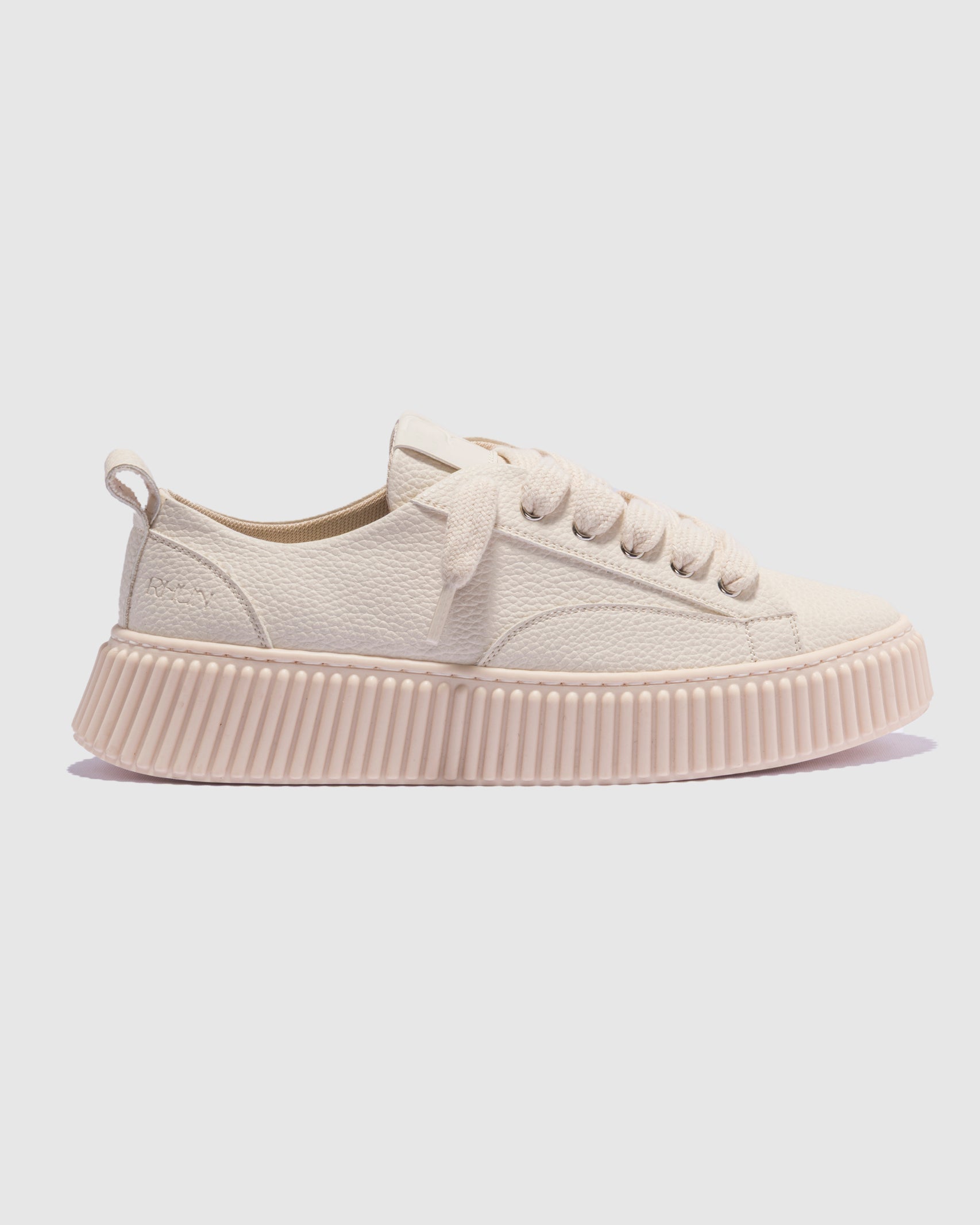 Sneakers 2019 Triple Beige Grain Leather