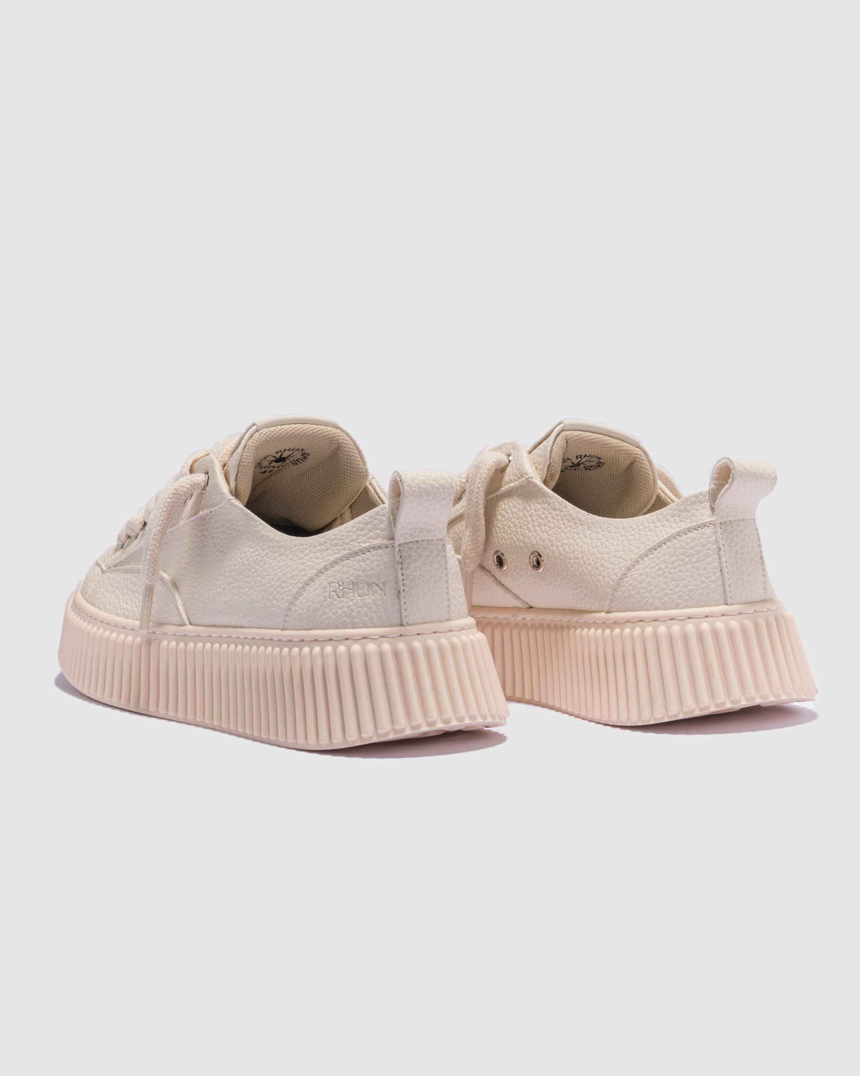 Sneakers 2019 Triple Beige Grain Leather