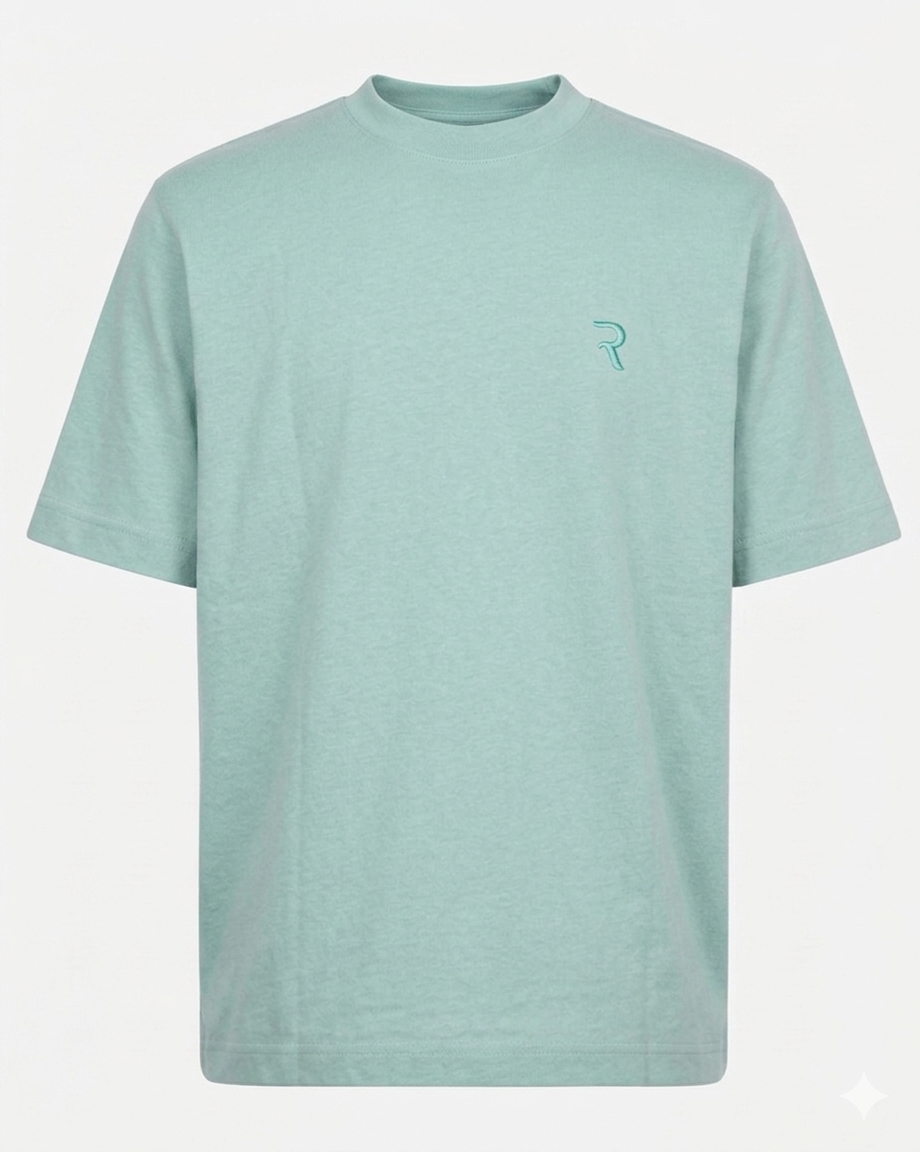 T-SHIRT R AZZURRO