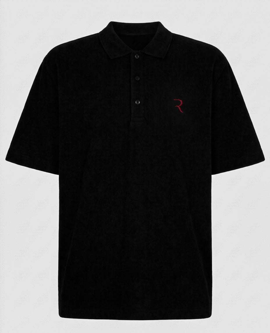 POLO R NERO/ROSSO