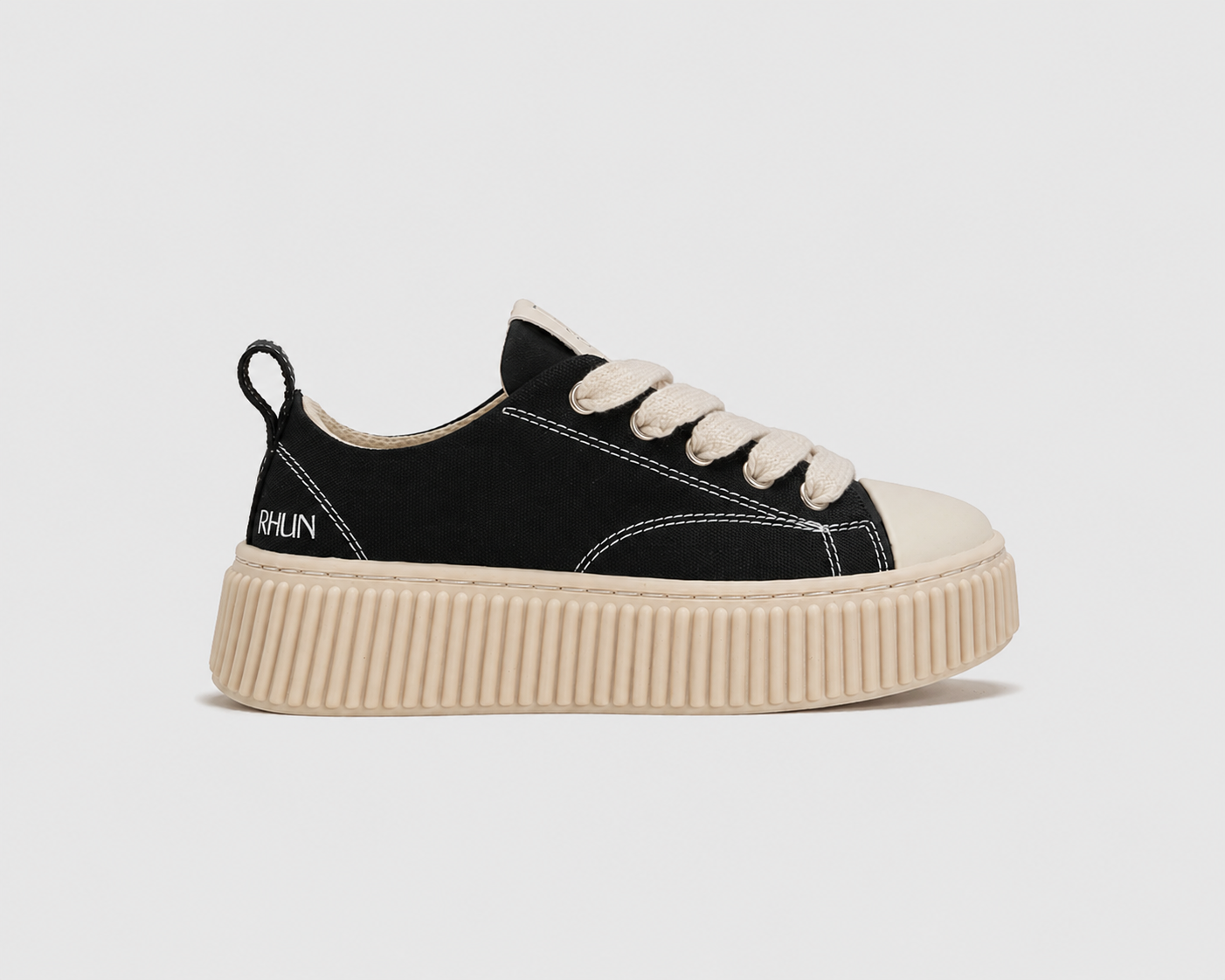 Sneakers 2020 Treble Black Canvas Kids