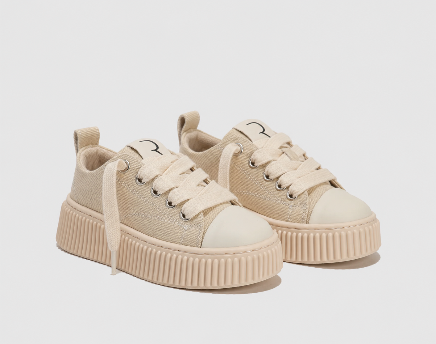Sneakers 2020 Treble Canvas Beige Kids