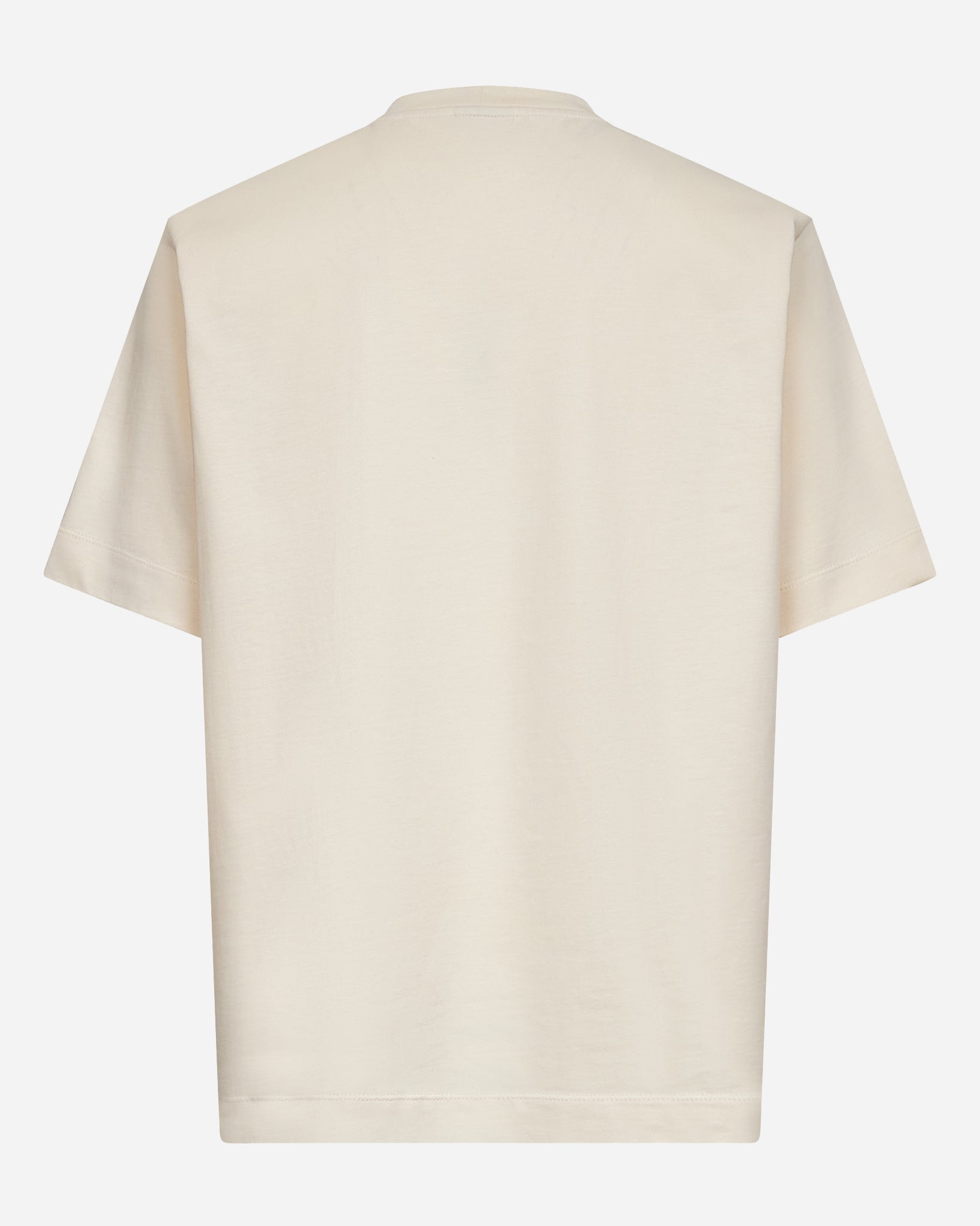 T-SHIRT R BEIGE/BORDEAUX