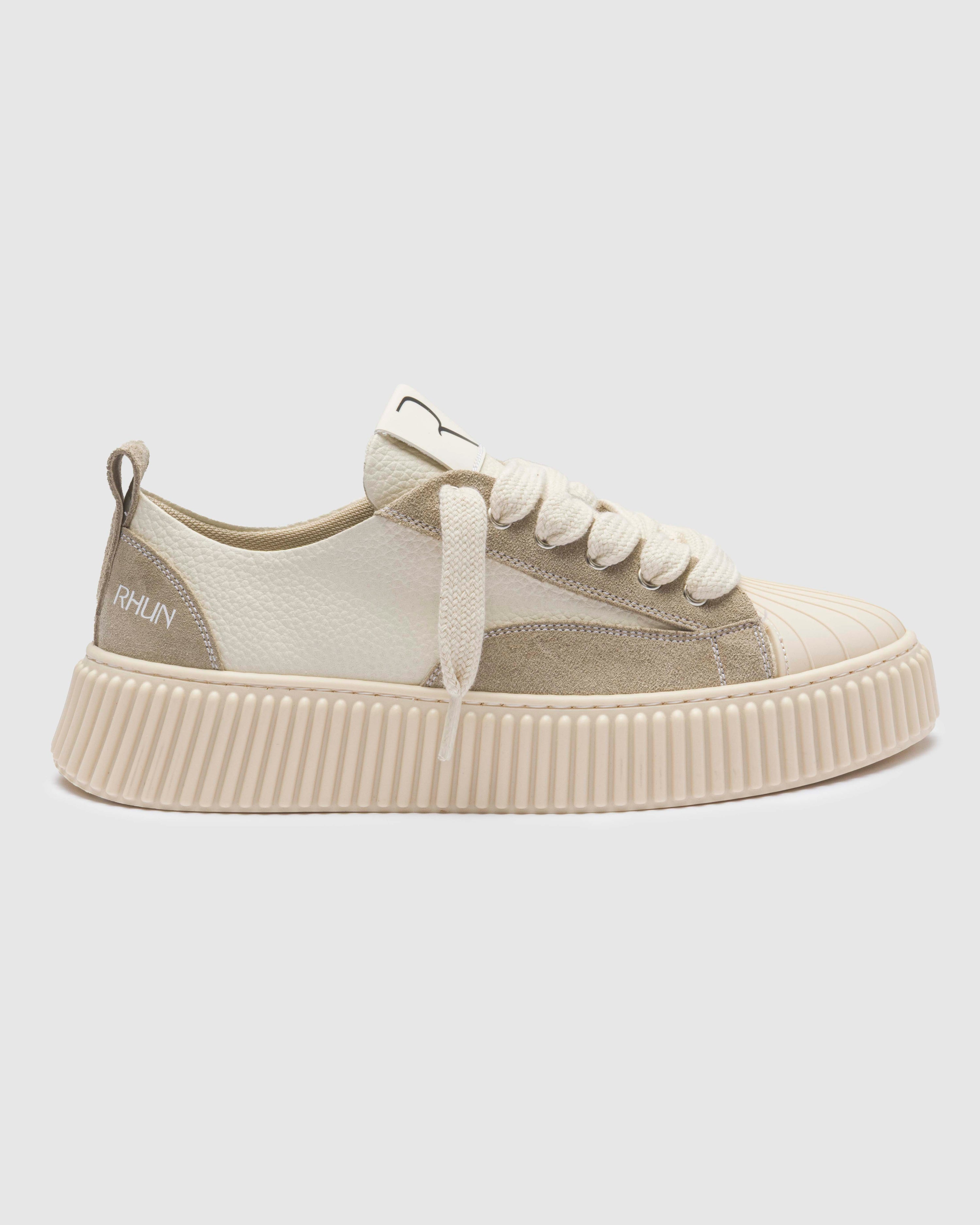 Sneakers 2025 Treble Beige Grain Leather